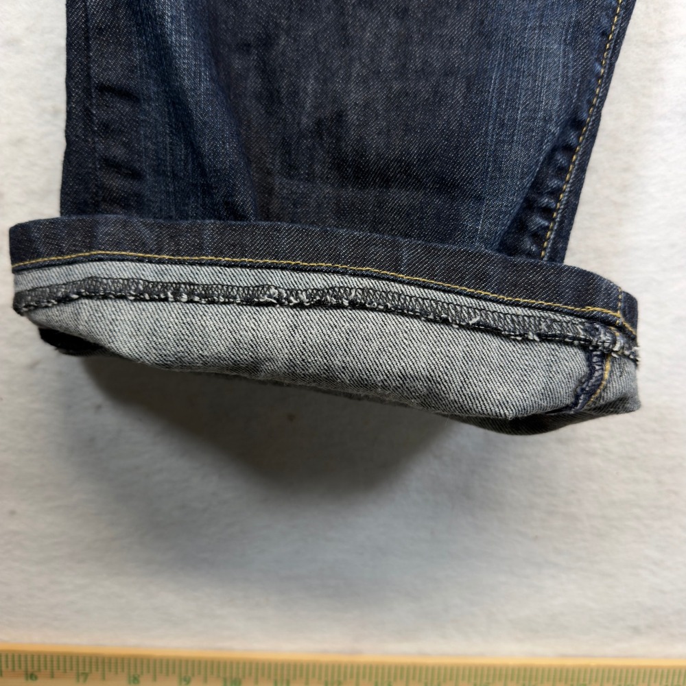 David Kahn Womens Jeans 31 Style 3747 Dark Wash Low Rise Flare Bootcut USA - Picture 12 of 12